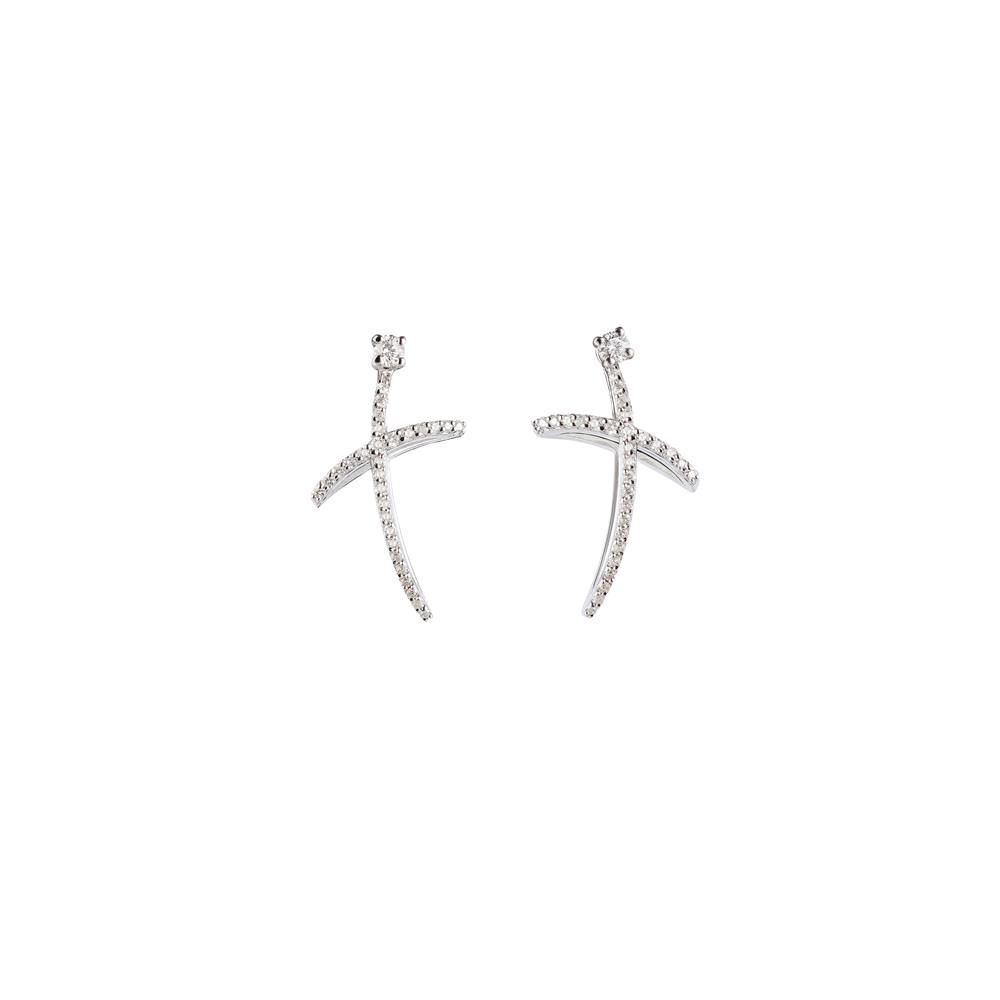 15307 Сережки Cross 1977 Alfieri & St.John | Principessa Jewellery Group