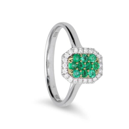Каблучка Allure Emerald Alfieri & St.John | Principessa Jewellery Group
