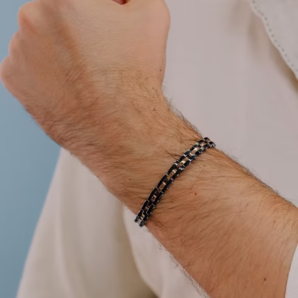 Браслет Contrast Elegance Comete Uomo | Principessa Jewellery Group