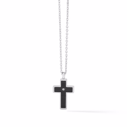 Хрест Texture Black Cross Comete Uomo | Principessa Jewellery Group